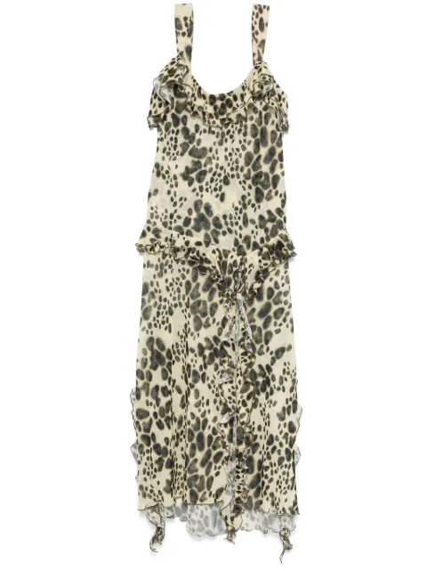 SIEDRES vestido largo con animal print