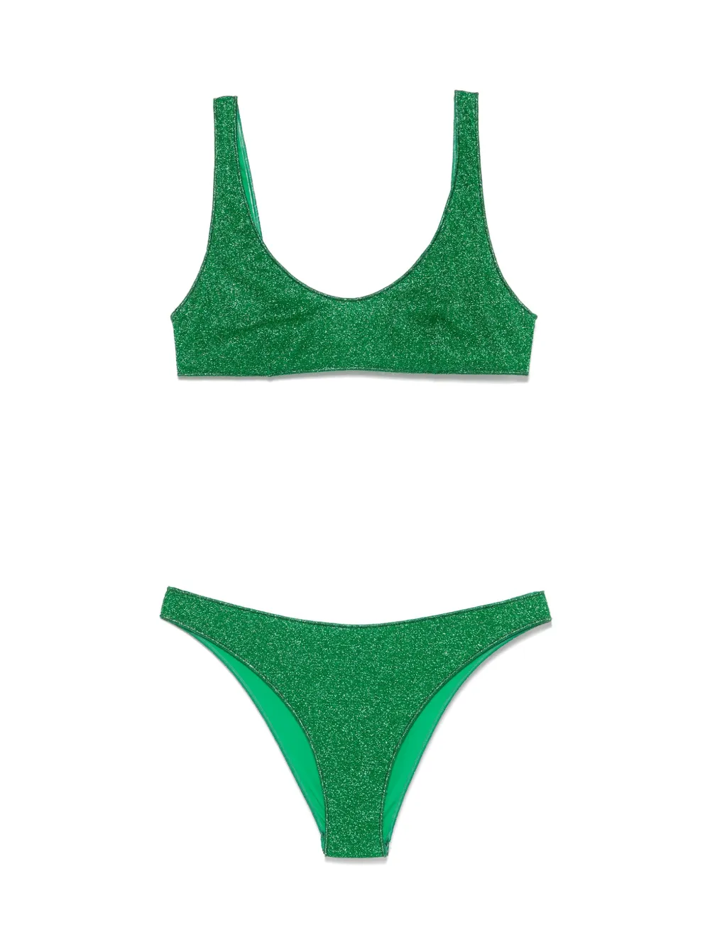 Oséree Lumière Sporty 90s bikini Groen