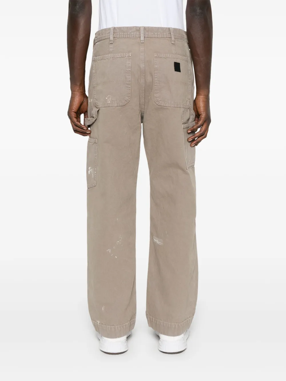 Enfants Riches Déprimés Broek met verfspetters Beige