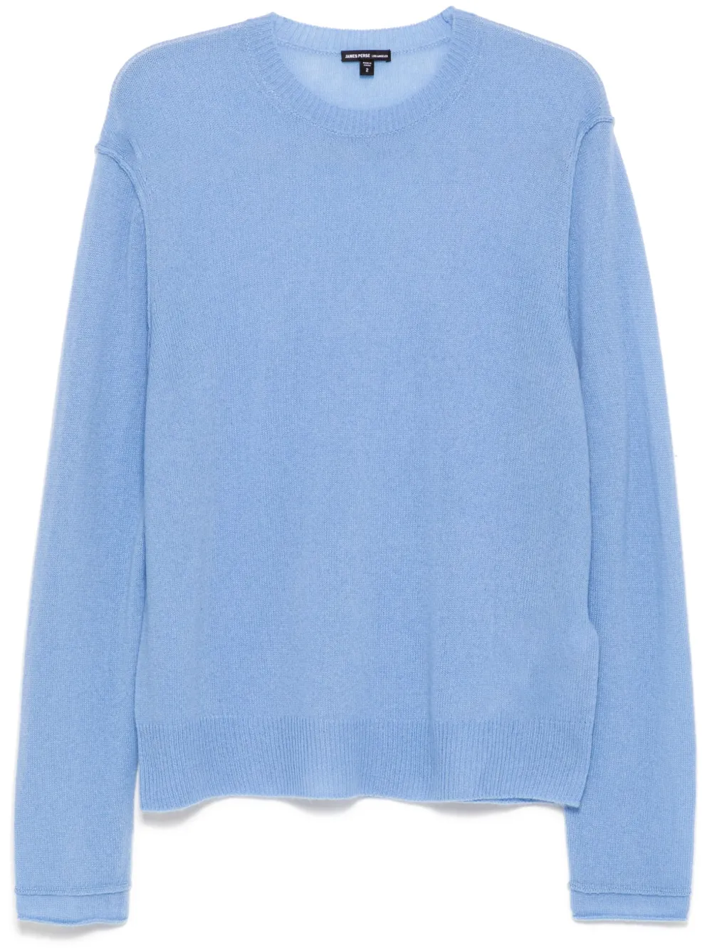 James Perse Trui met ronde hals Blauw