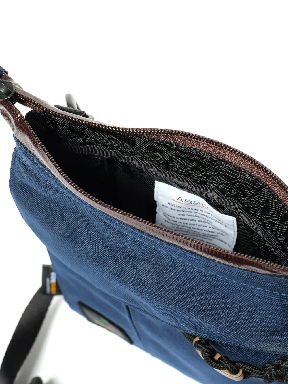 Shop As2ov Cordura Standard Series Messenger Bag In Blue