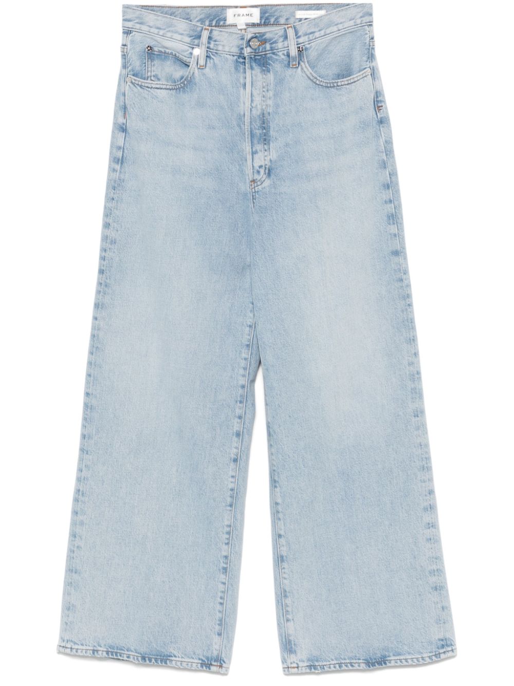 FRAME Jeans met wijde pijpen Blauw