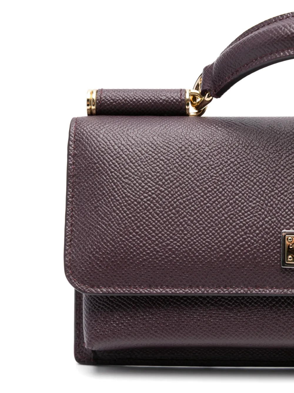 Dolce & Gabbana Mini-tas met leguaan-effect Paars