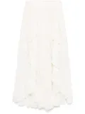 ZIMMERMANN ruffled maxi skirt - White