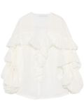 ZIMMERMANN ruffled blouse - White