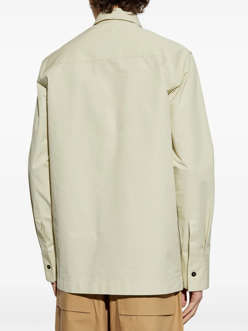 Jil Sander Katoenen overhemd Groen