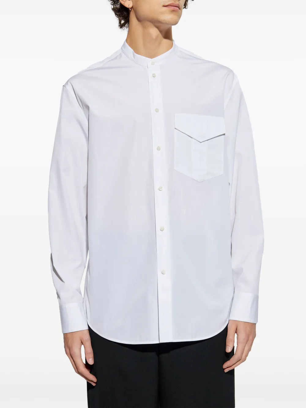 Jil Sander Overhemd met klepzak Wit