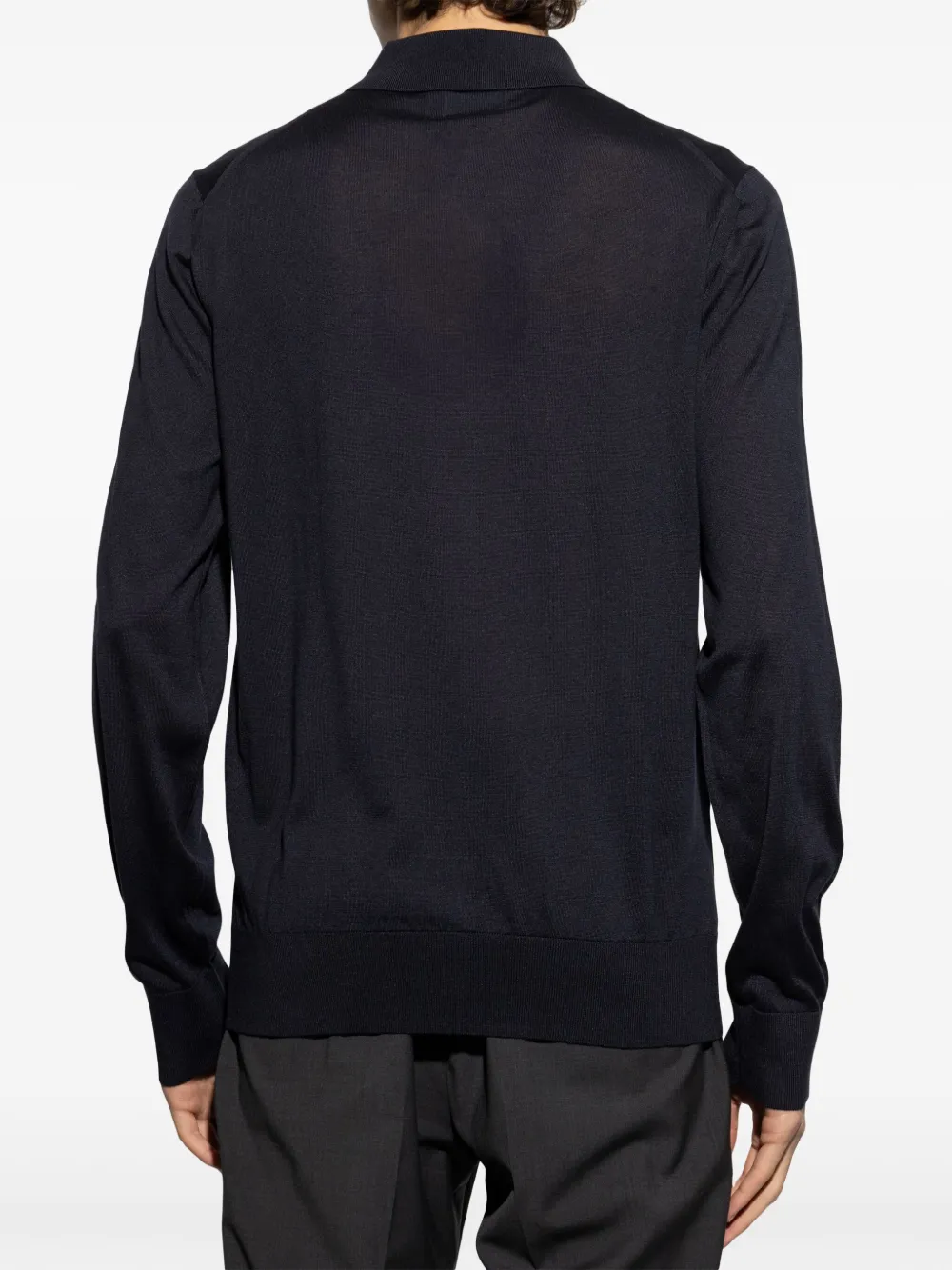 Dolce & Gabbana Zijden poloshirt Blauw
