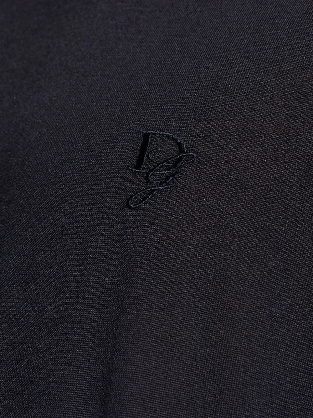 Dolce & Gabbana Trui met geborduurd logo Blauw