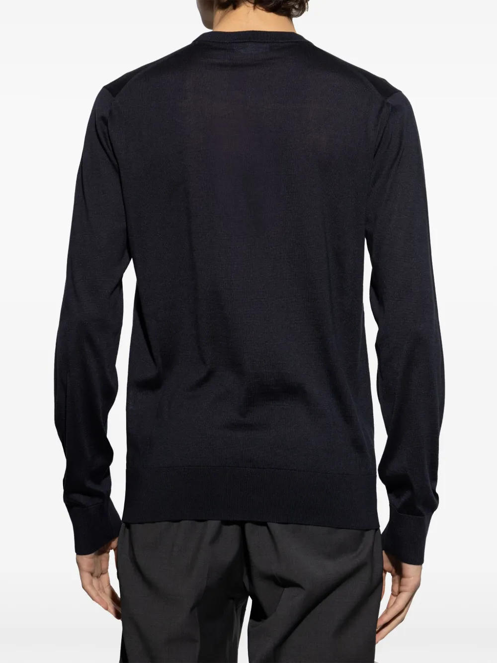 Dolce & Gabbana Trui met geborduurd logo Blauw