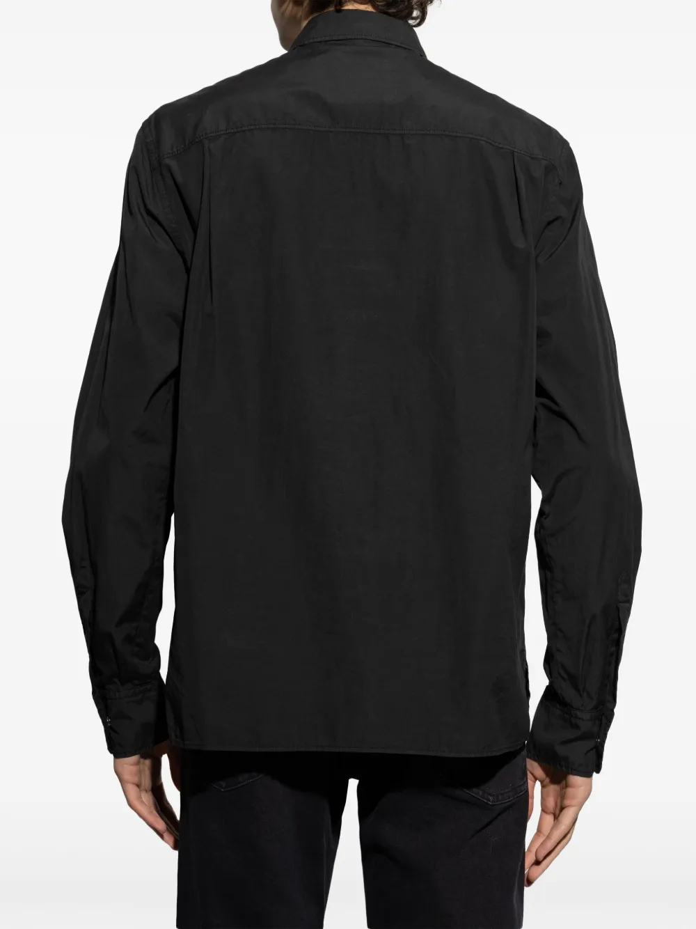 Dolce & Gabbana Overhemd met cargo zak Zwart