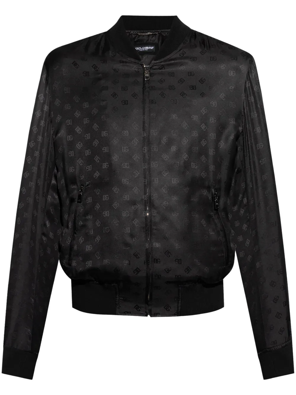 Dolce & Gabbana Bomberjack met logoprint Zwart