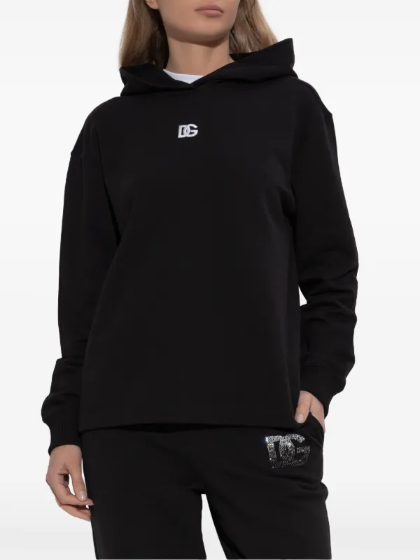 DOLCE&GABBANA ドルガバ メタリックDGロゴ スウェット パーカー