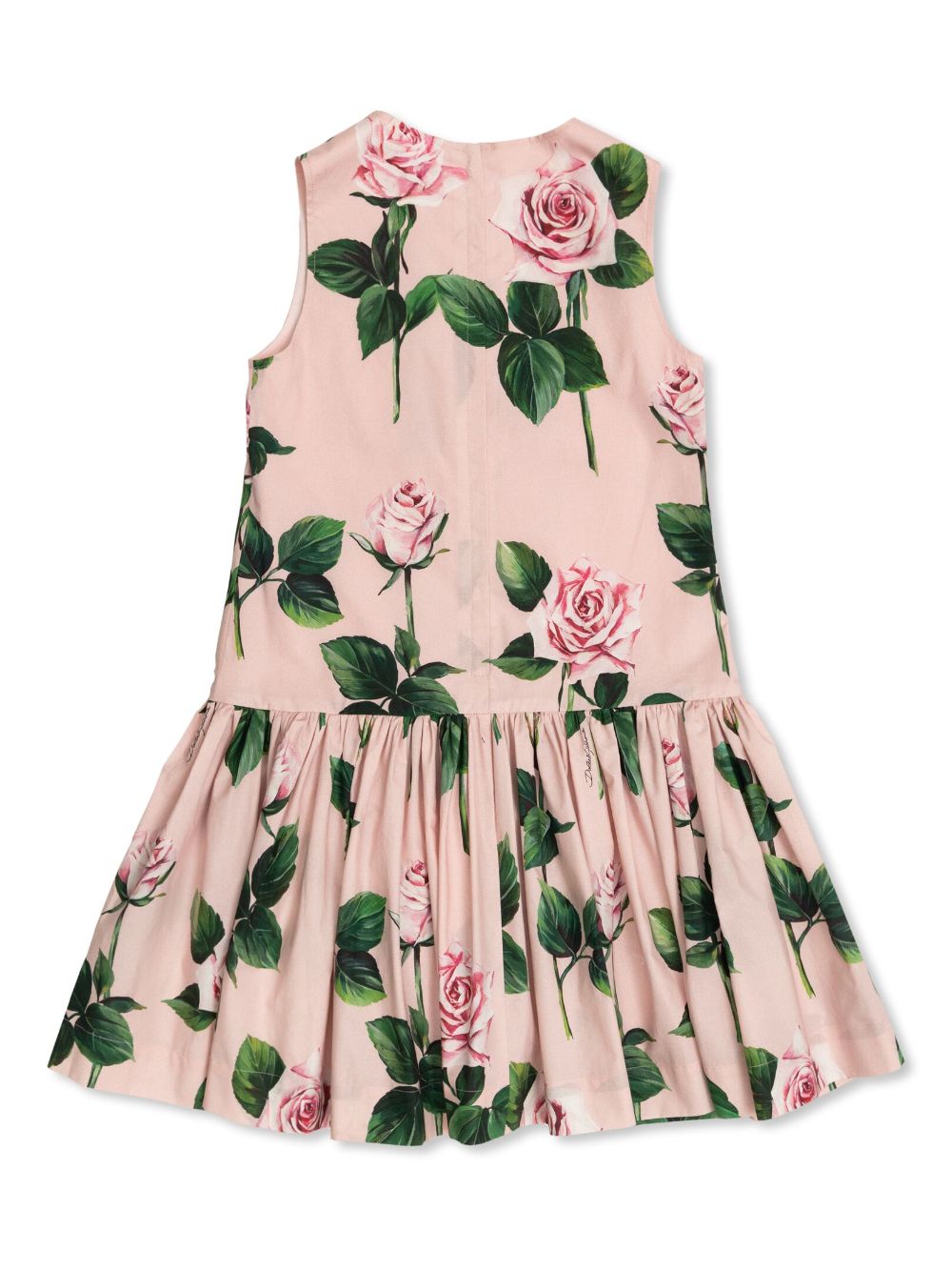 Dolce & Gabbana Kids Jurk met rozenprint