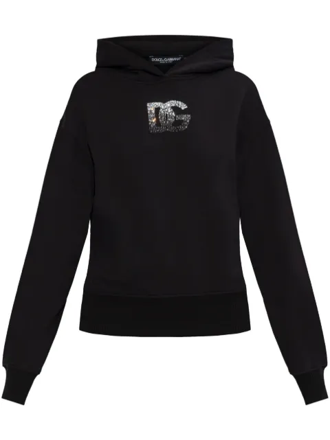 Dolce & Gabbana هودي بأبليكة شعار الماركة