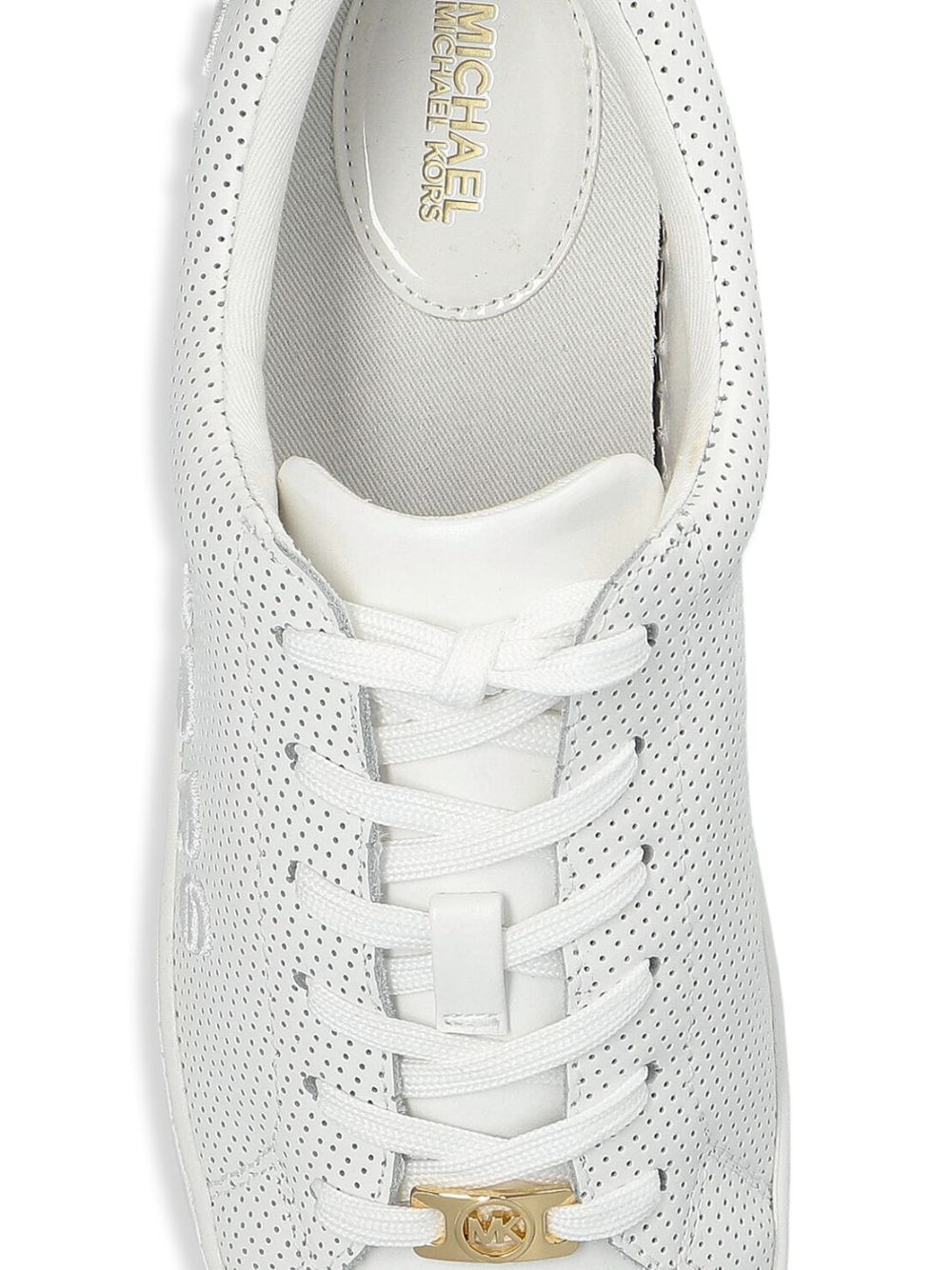 Michael Kors logo-embroidered sneakers White