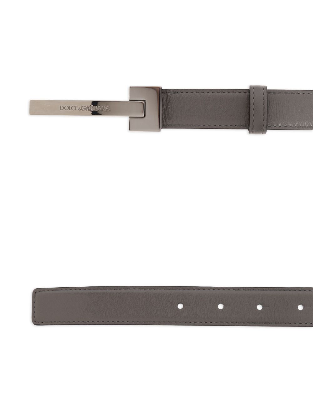 Dolce & Gabbana leather belt - Grijs