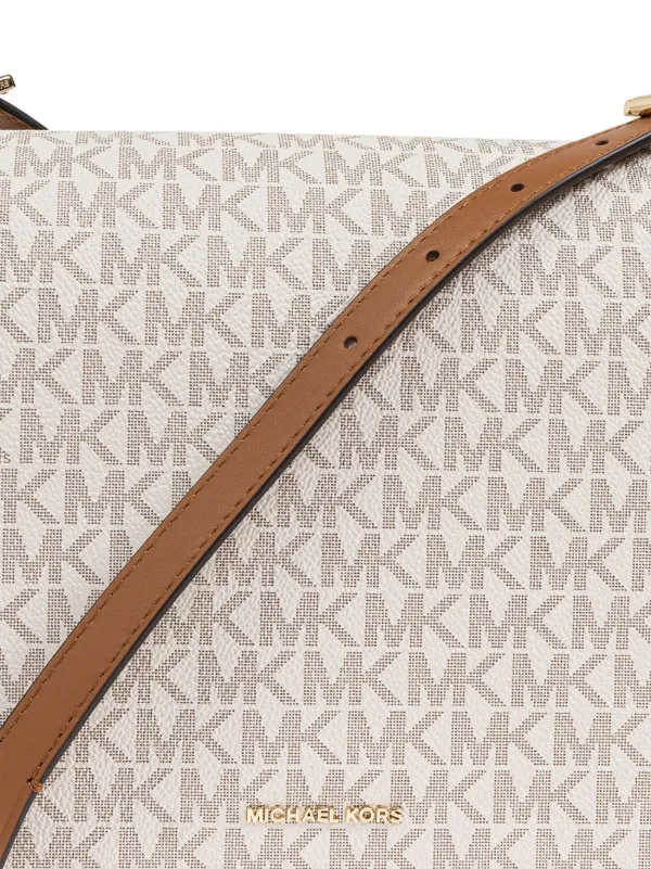 【関税&送料込】Michael By Michael Kors Printed Canvas Moore Michael Kors Moore Buckle Detail Small Satchel Bag | Dillard's