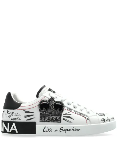 Dolce & Gabbana tenis con parche del logo