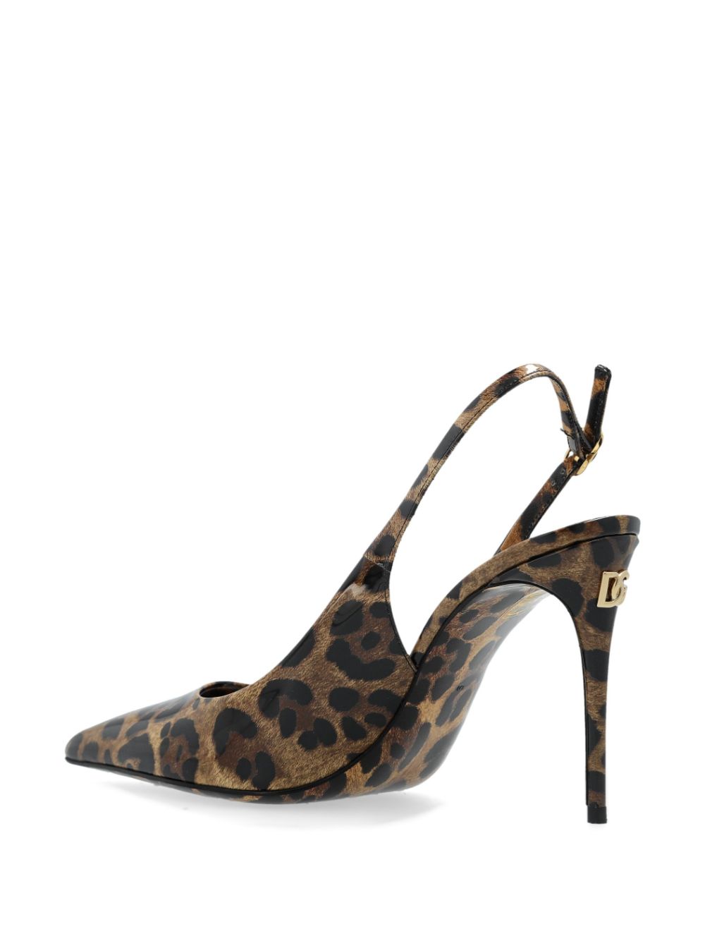 Dolce & Gabbana x Kim 90mm leopard-print pumps Brown