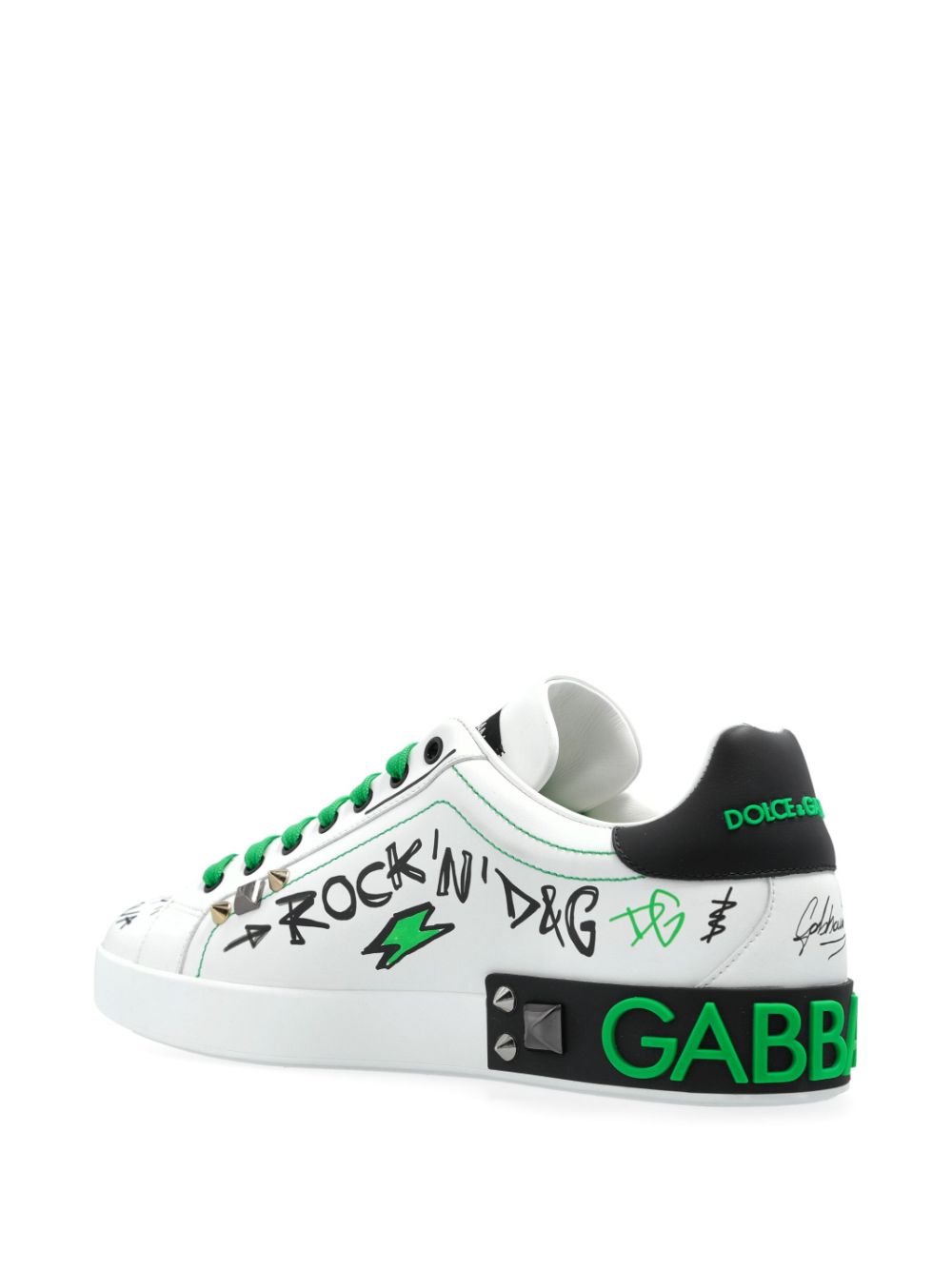 Dolce & Gabbana Sneakers met logopatch Wit