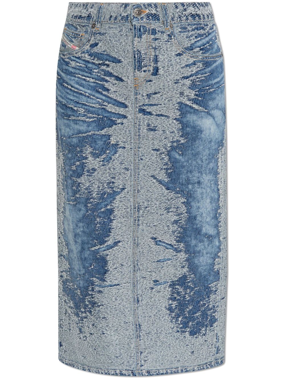 Diesel De-Skye-S maxi skirt - Blue