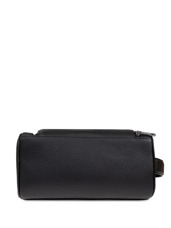 Dolce & Gabbana logo-patch Wash Bag | Black | FARFETCH VN