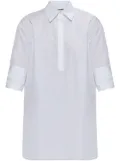 Jil Sander half-sleeve shirt - White