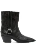 Enfants Riches Déprimés 70mm leather boots - Black