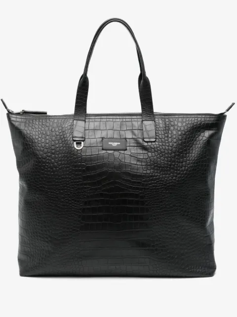 Dolce & Gabbana Handtasche mit Kroko-Effekt