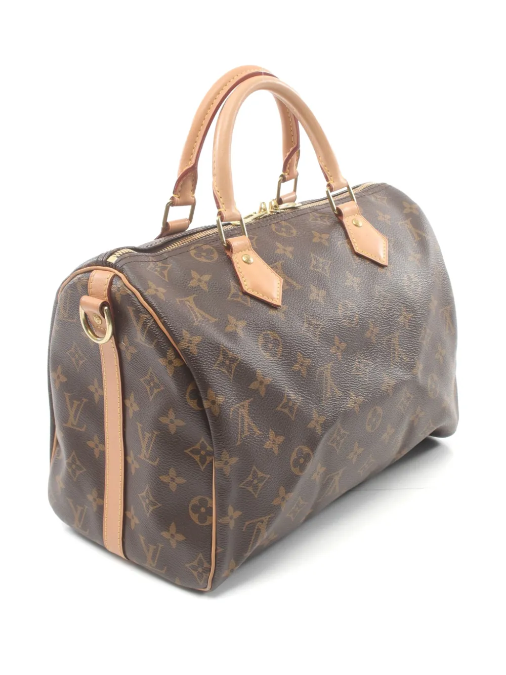 Louis Vuitton Pre-Owned 2020 Speedy Bandouliere 35 two-way bag - Bruin