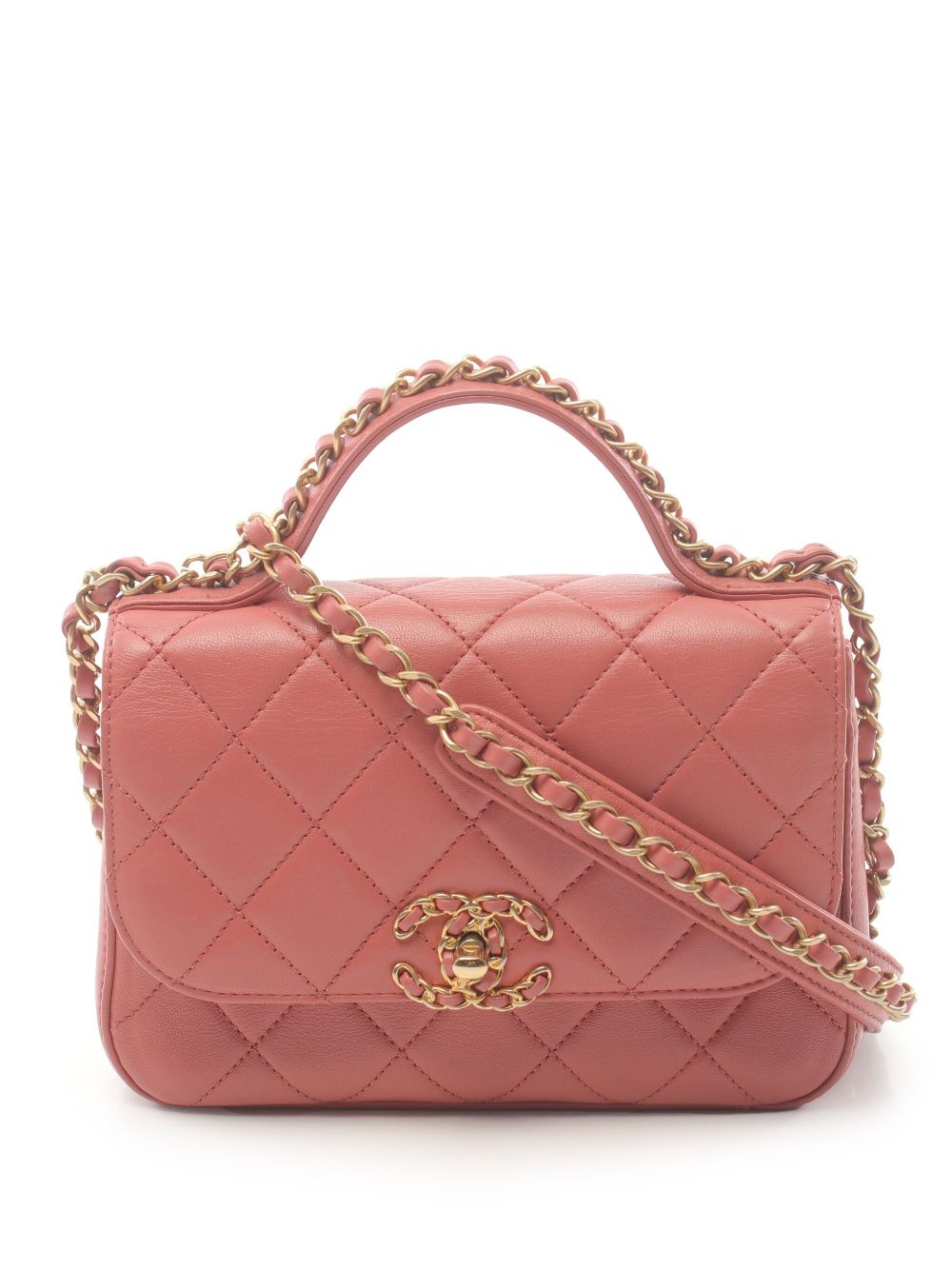 Affordable HOT SALE CHANEL 2019 matelasse leather shoulder bag Women