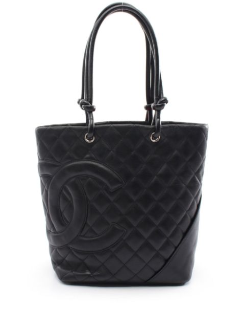 HOT SALE CHANEL 2003-2004 medium Cambon Ligne handbag Women