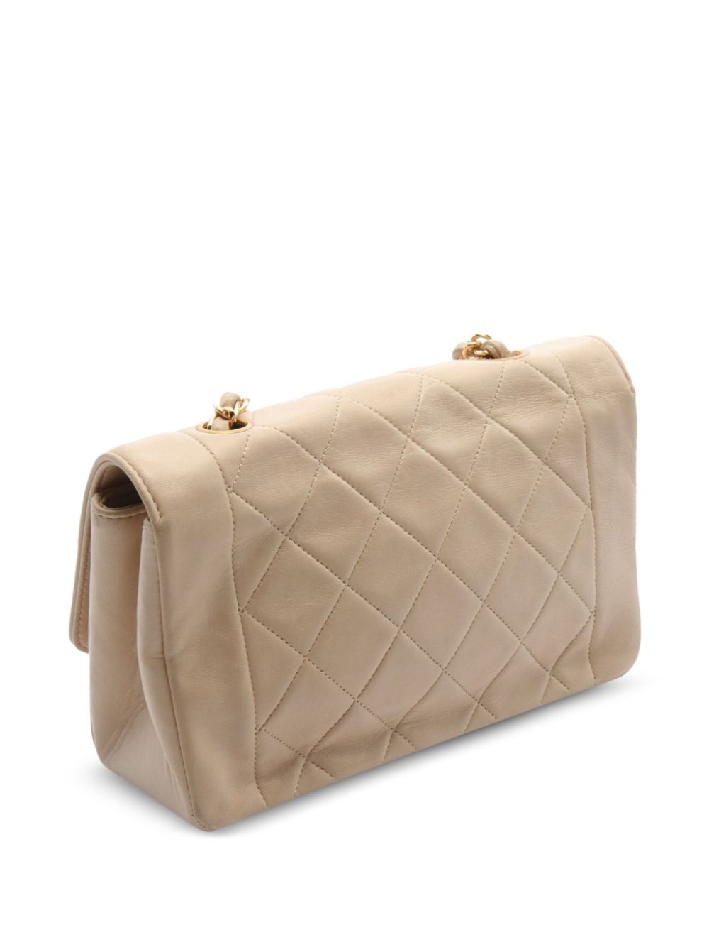 CHANEL Pre-Owned 1991-1994 Diana schoudertas - Beige