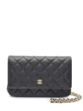 CHANEL Pre-Owned 2021 Wallet-on-chain - Black