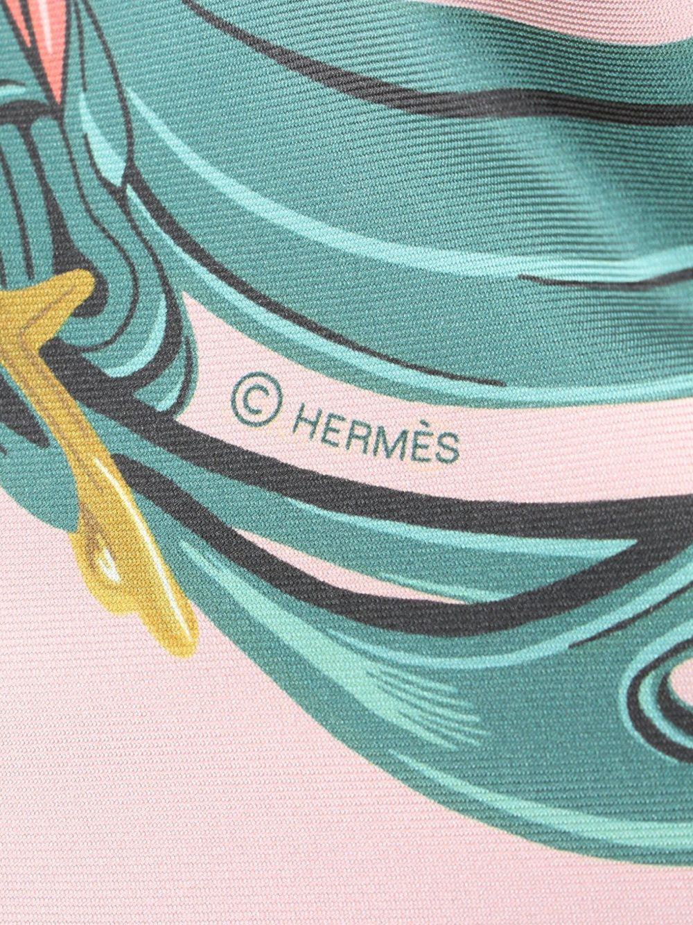 Hermès Pre-Owned 2000s Carré 90 Brides De Gala sjaal - Roze