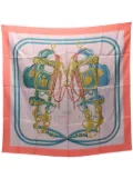 Hermès Pre-Owned 2000s Carrés 90 Brides de Gala scarf - Pink