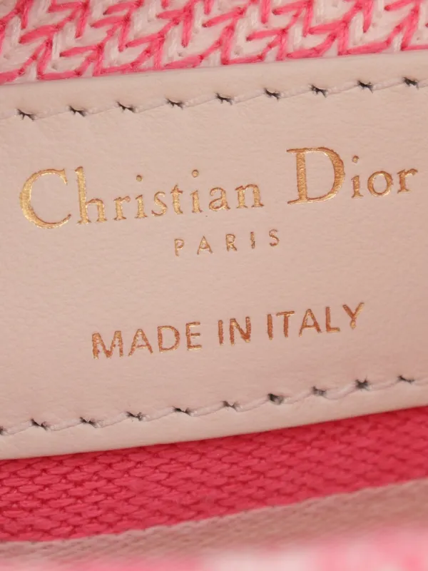Christian Dior Pre-Owned 2020s Medium Lady D-Lite Tote Bag Christian Dior Pre-Owned 2020s Medium Lady D-Lite Tote Bag