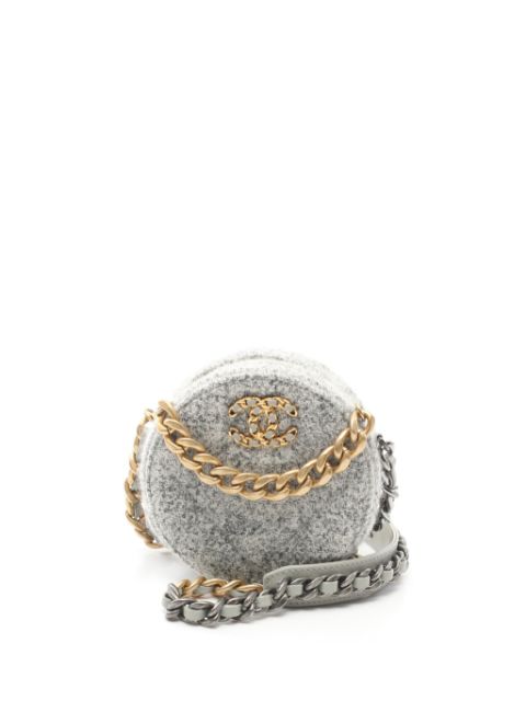 CHANEL 2021-2022 19 Round shoulder bag Women