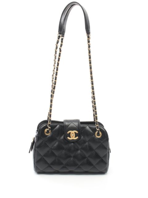 CHANEL 2021 CC turn-lock bowling bag Women