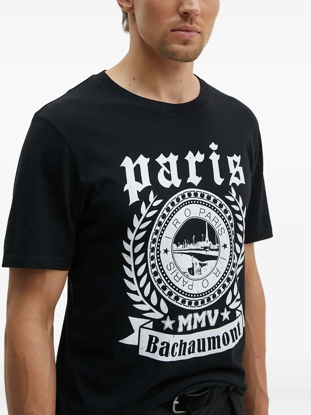 IRO Paris T-shirt met print Zwart