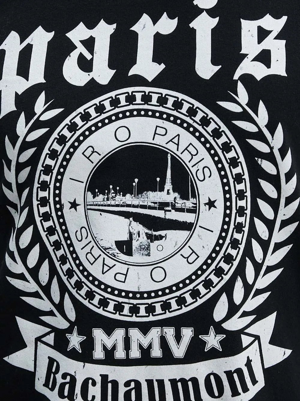 IRO Paris T-shirt met print Zwart