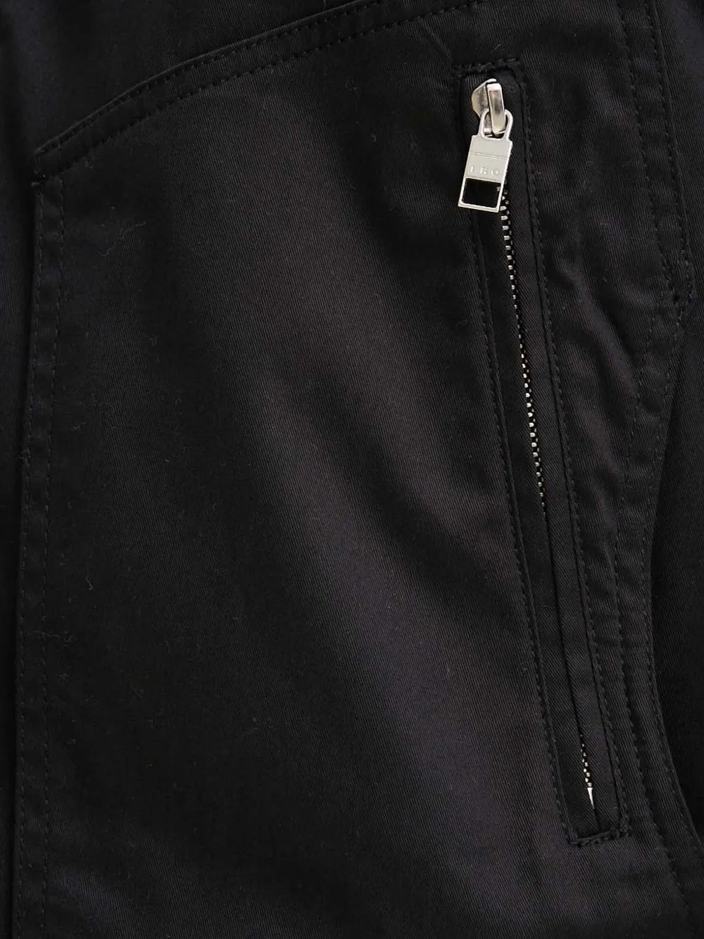 IRO Jack met rits Zwart