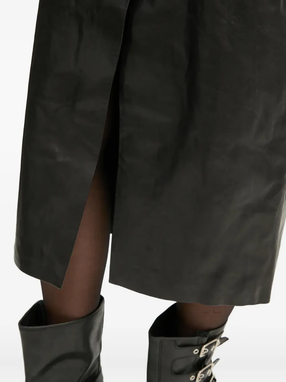 IRO Penelope midi-jurk met split Zwart