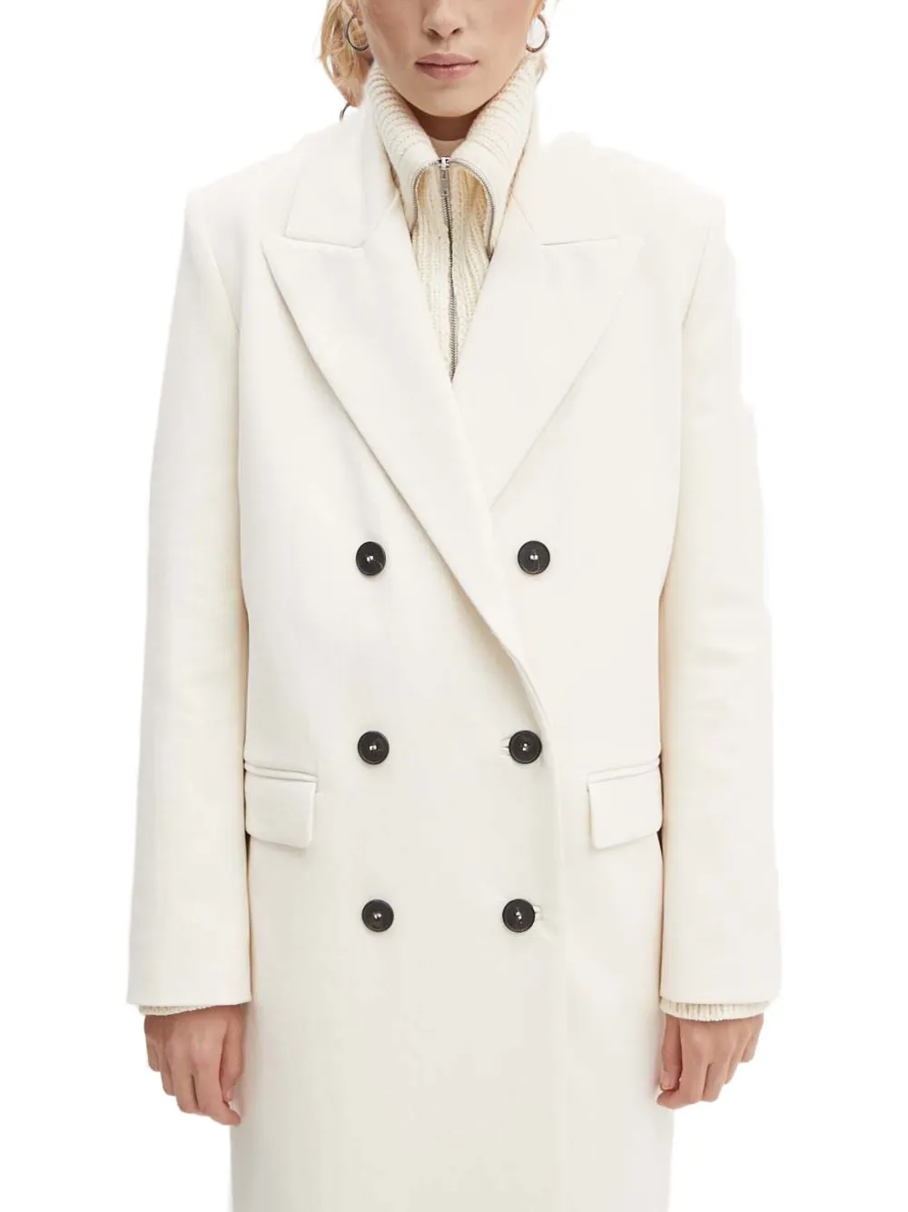 IRO Kirissa double-breasted coat | Neutrals | Image 1