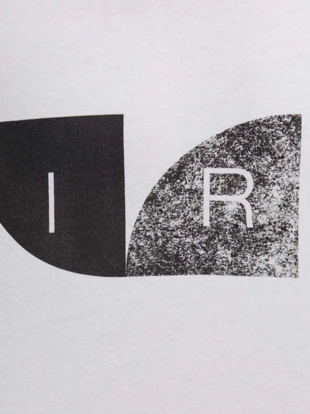 IRO T-shirt met grafische print Wit