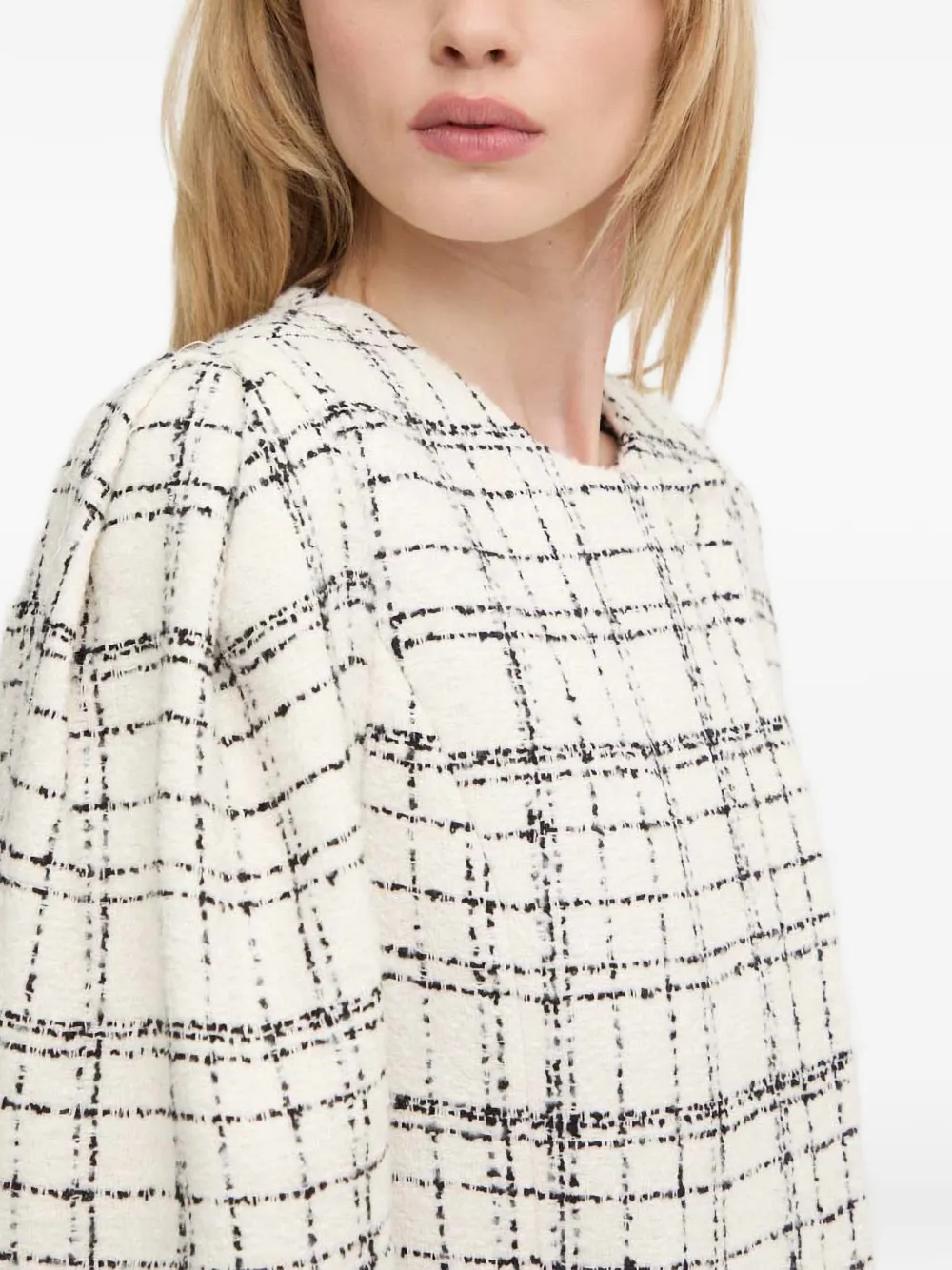 IRO Geruit jack Beige