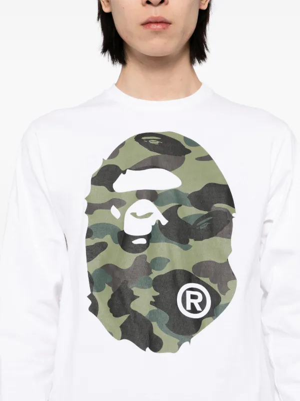 A BATHING APE® カモフラージュ Tシャツ | グレー | FARFETCH JP