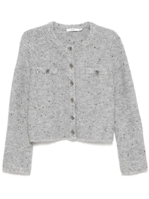 b+ab crew neck cardigan