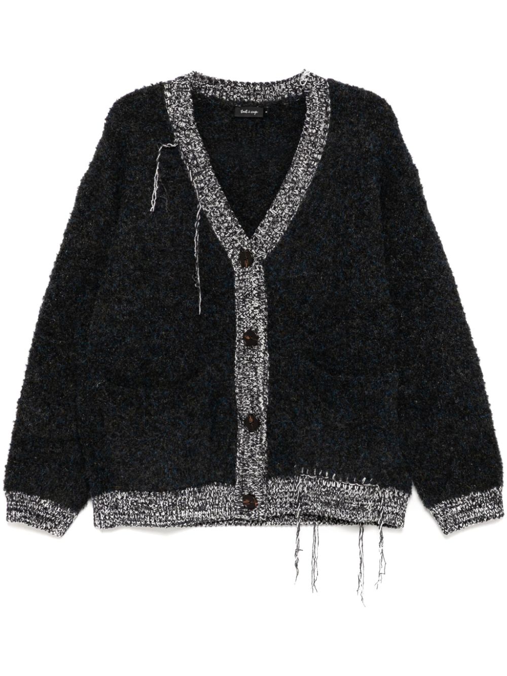 V-neck cardigan